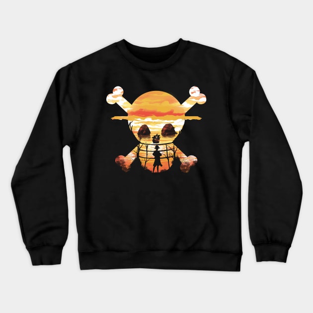 Straw Hat Crew Crewneck Sweatshirt by DANDINGEROZZ